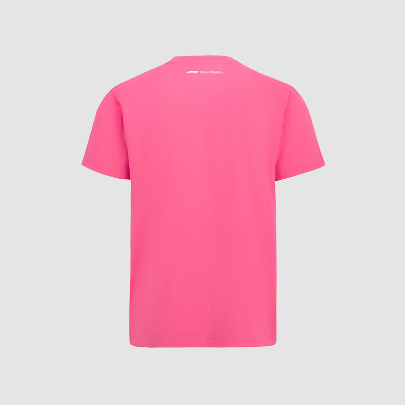 F1 FW MENS LARGE LOGO TEE - pink